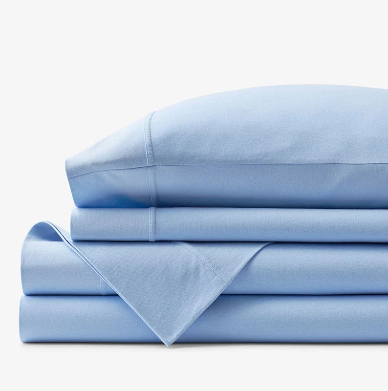 The Company Cotton T-Shirt Soft Jersey Knit Bed Sheet Set - NEW / HOT DEAL